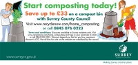 £33 off a compost bin with Surrey County Council